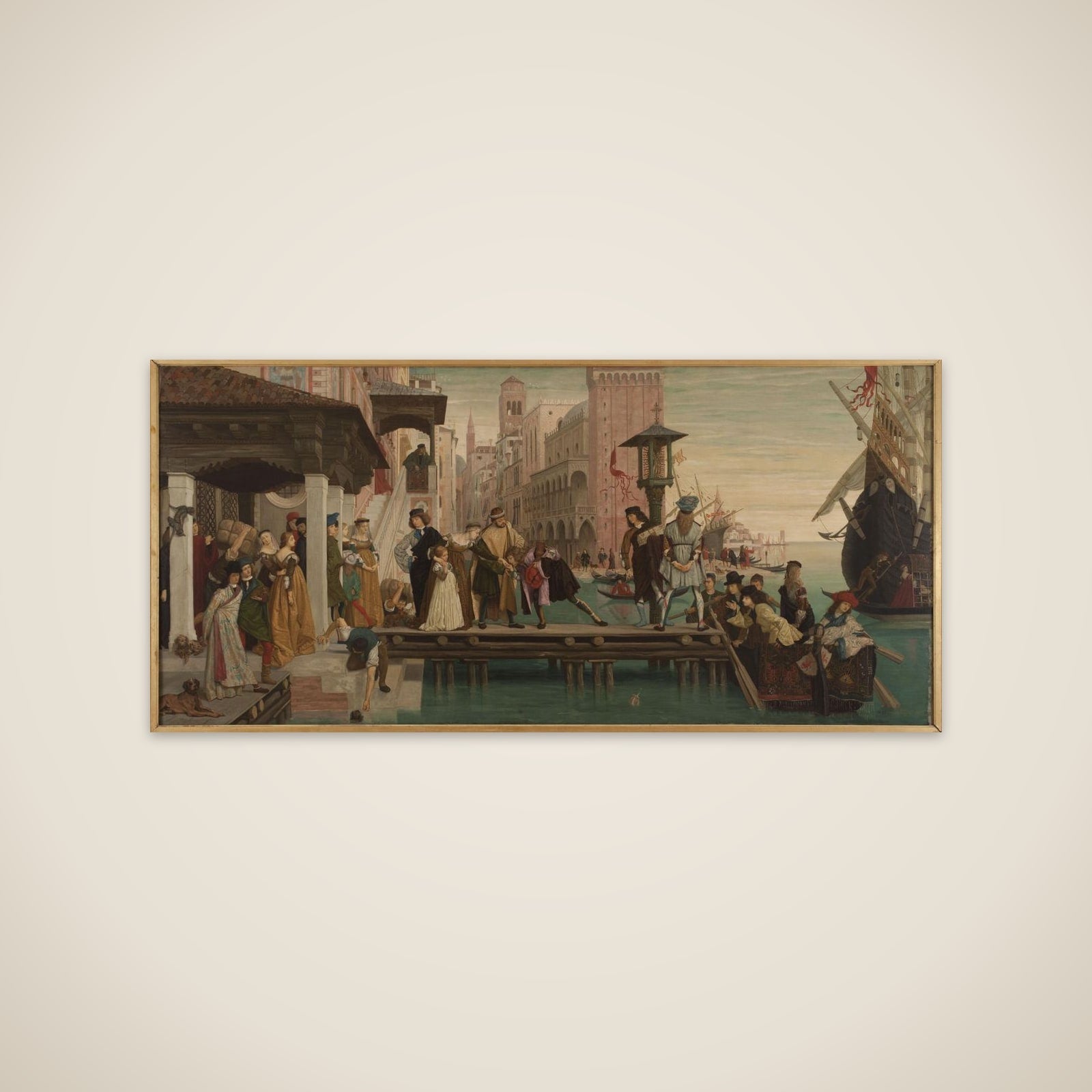 Le départ de l'enfant prodigue unframed print