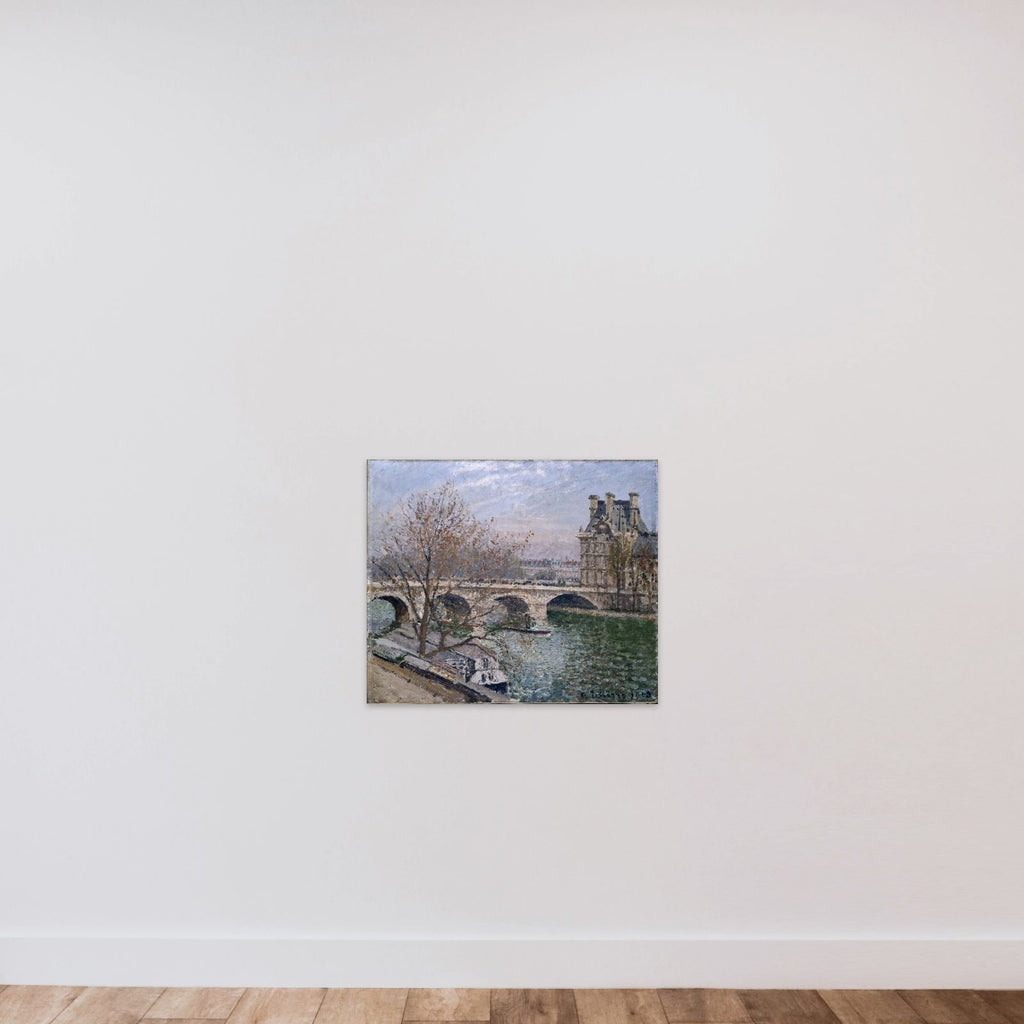 Le Pont Royal et le Pavillon de Flore unframed — shown to scale
