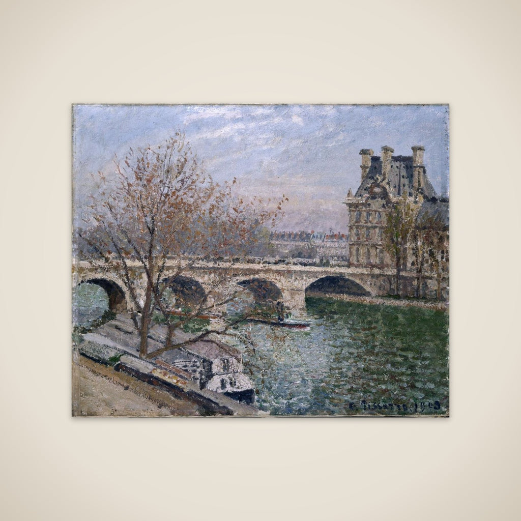 Le Pont Royal et le Pavillon de Flore unframed print