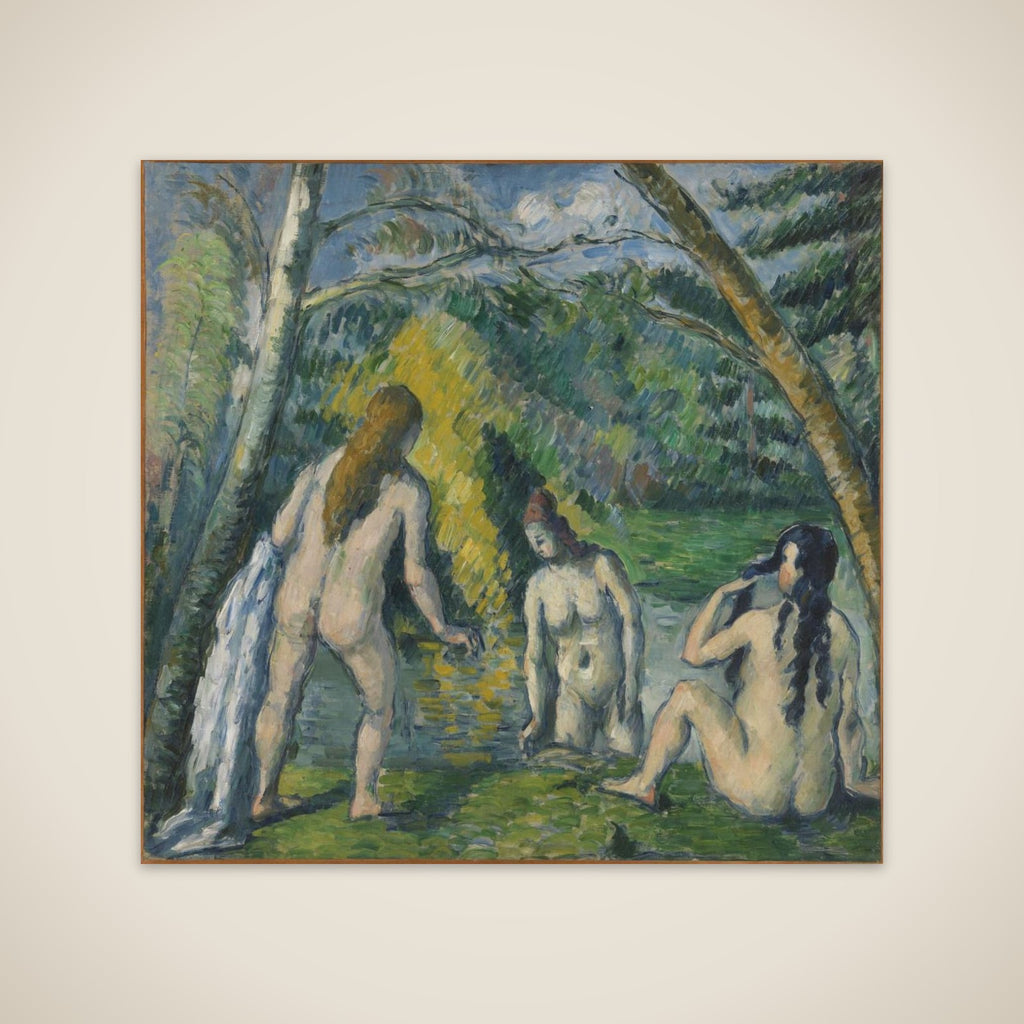 Trois baigneuses unframed print