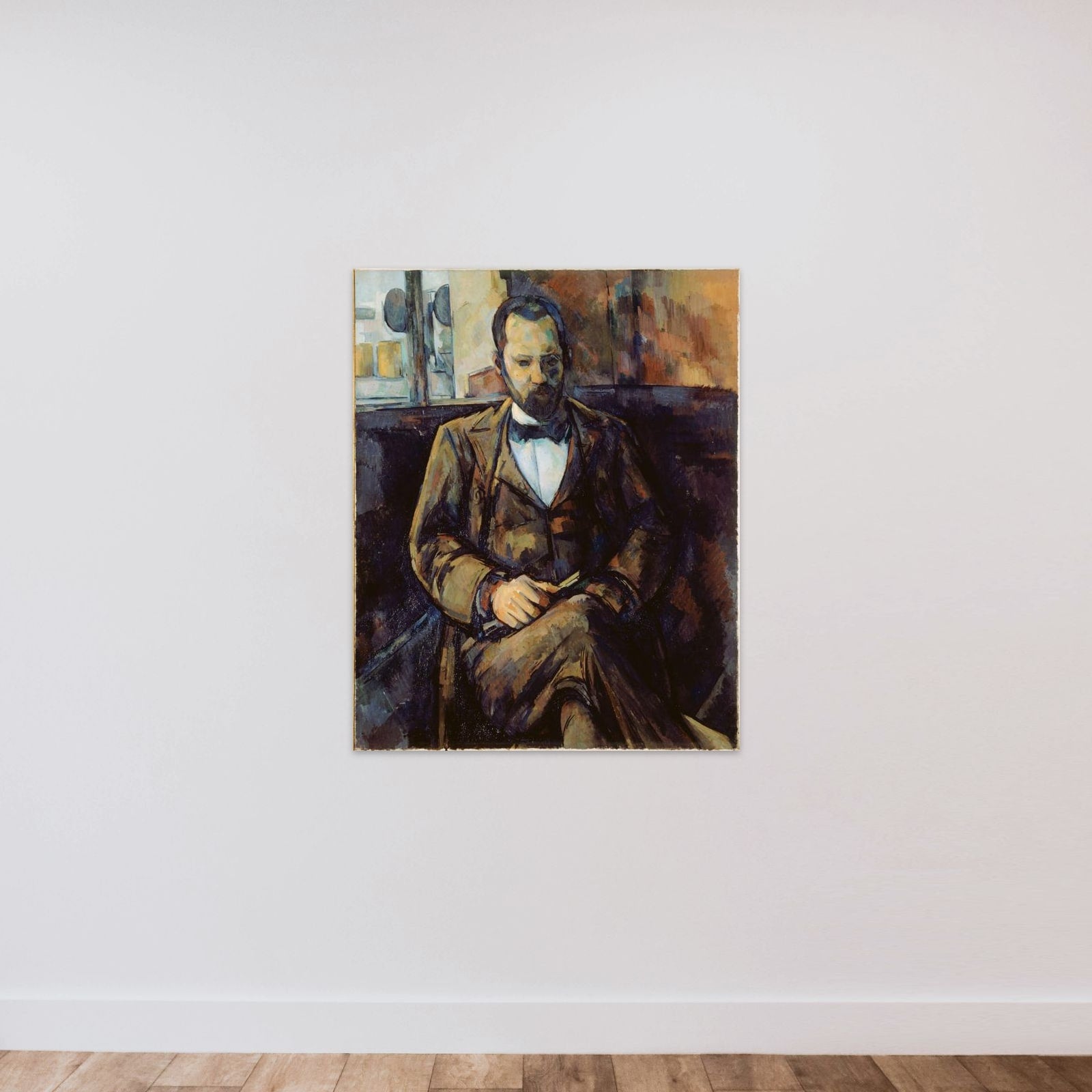 Portrait d'Ambroise Vollard unframed — shown to scale