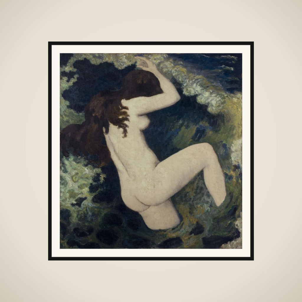 La vague framed