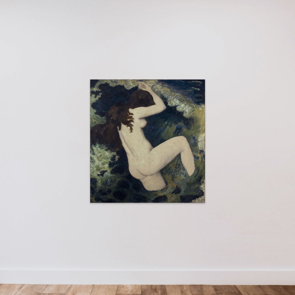 La vague unframed — shown to scale