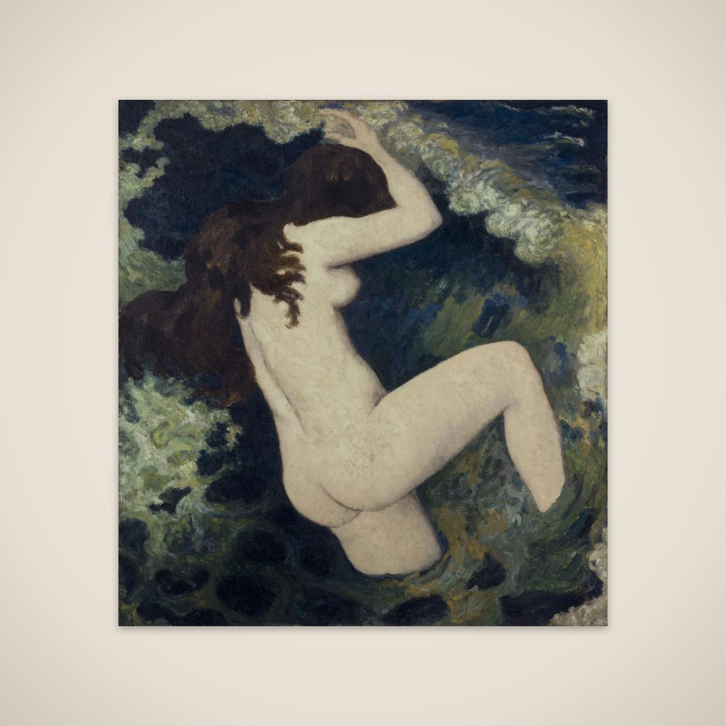 La vague unframed print