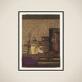Personnages dans un intérieur. L'intimité framed