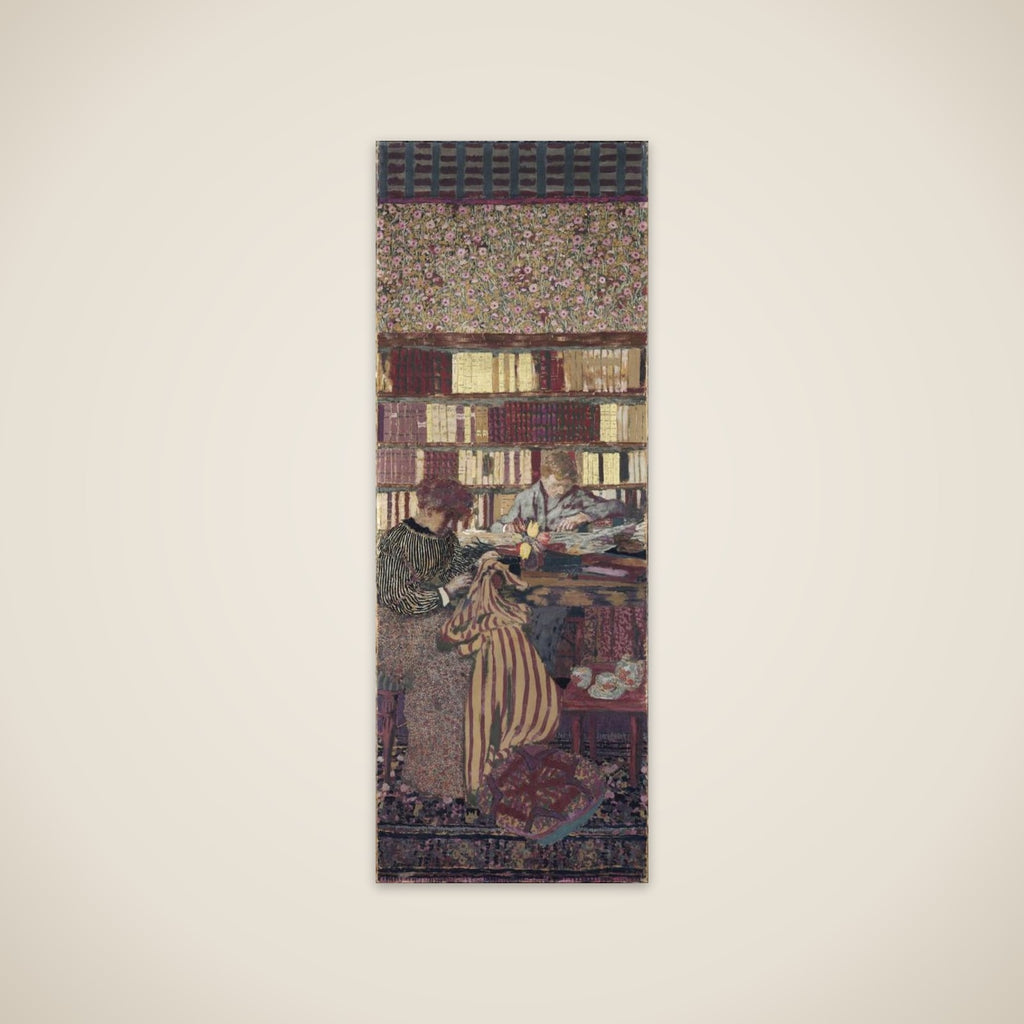Personnages dans un intérieur. Le travail unframed print