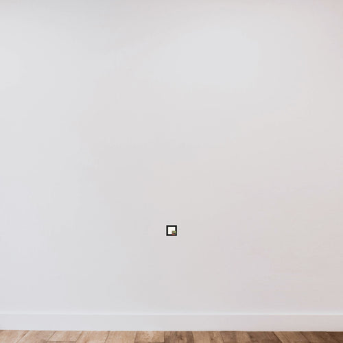 Bretonne au bouquet (Huelgoat) framed — shown to scale