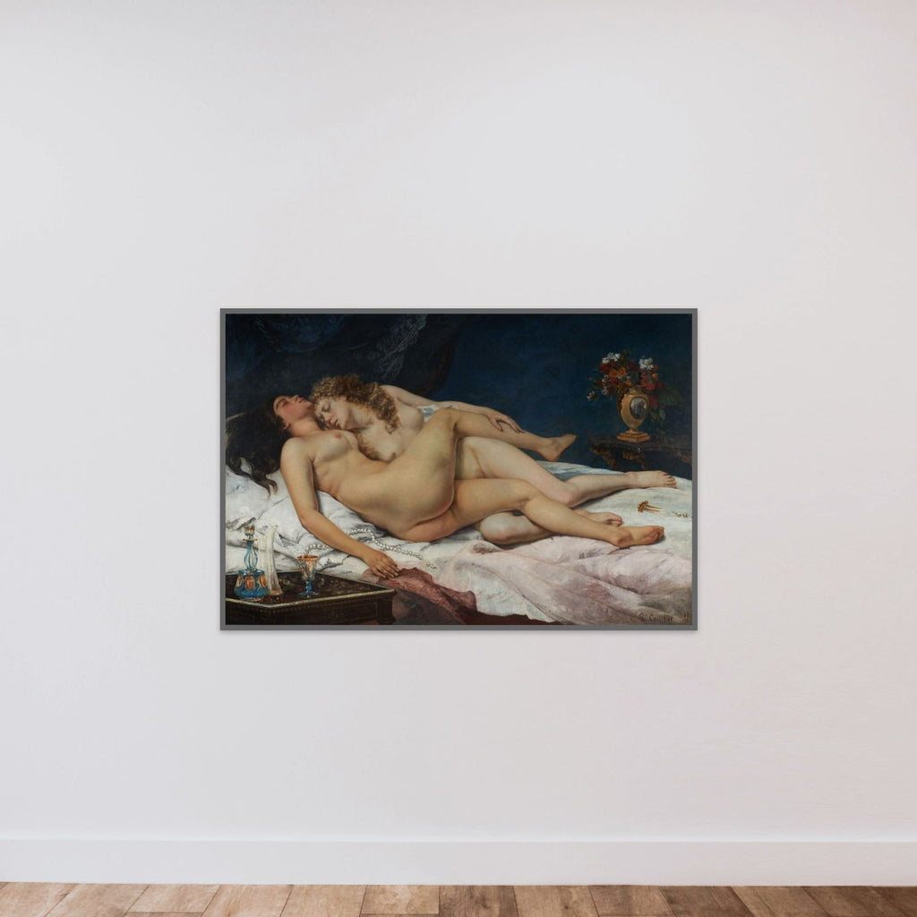 Le sommeil unframed — shown to scale