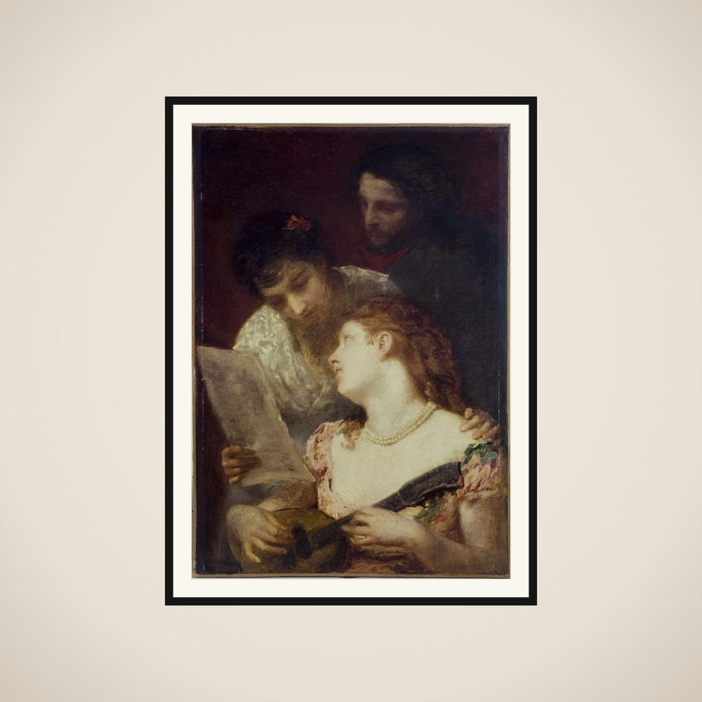 La musique (music party) framed