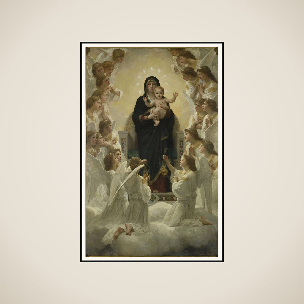 La Vierge aux anges framed
