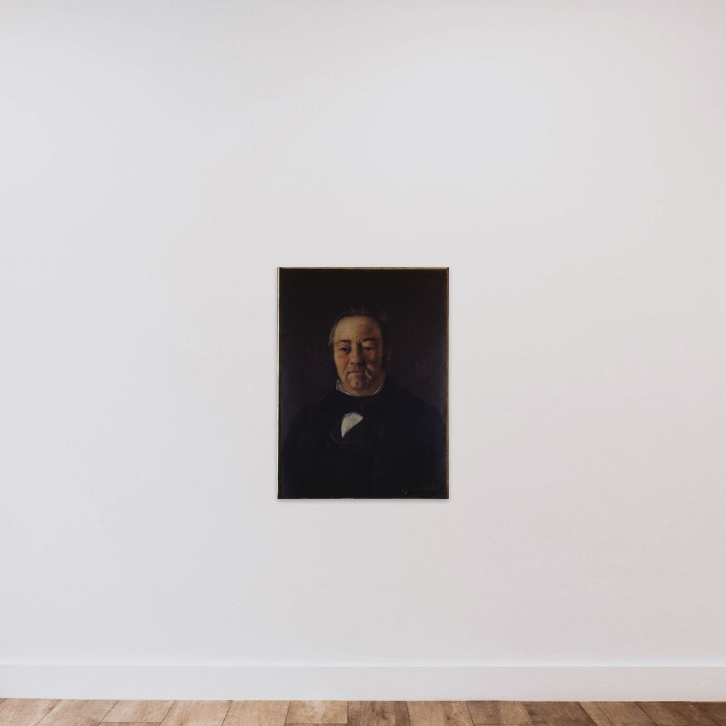 Portrait de Monsieur Corbinaud unframed — shown to scale