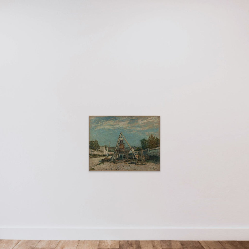 Les scieurs de long unframed — shown to scale