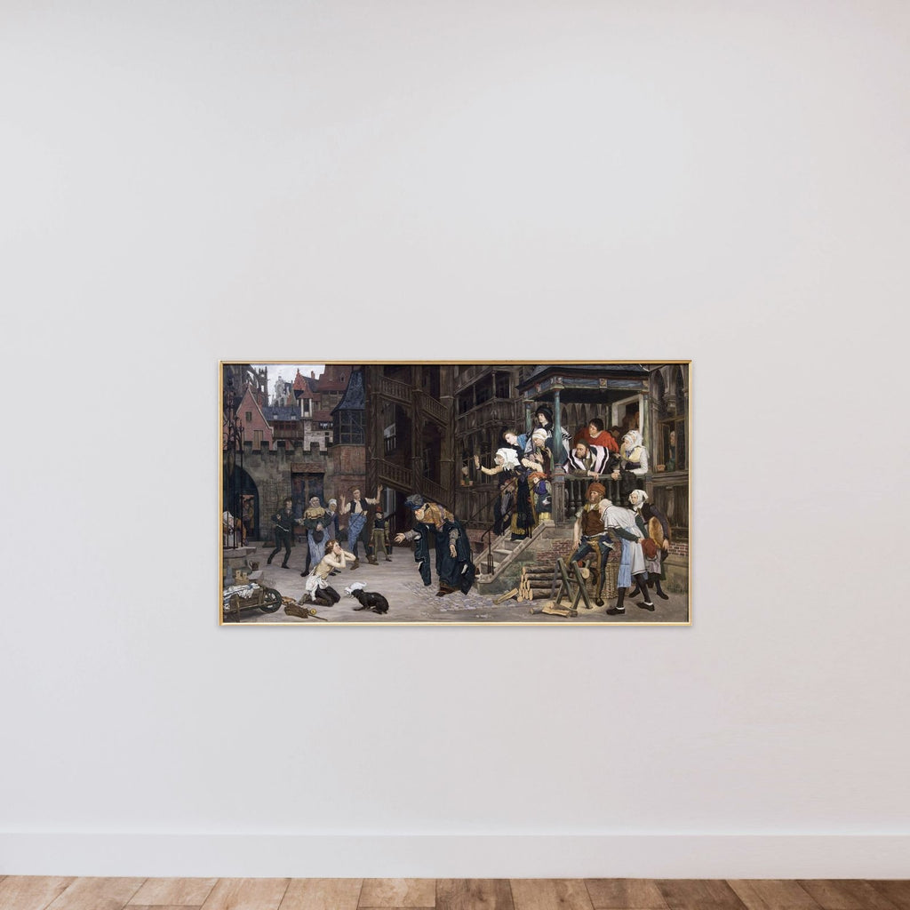 Le retour de l'enfant prodigue unframed — shown to scale