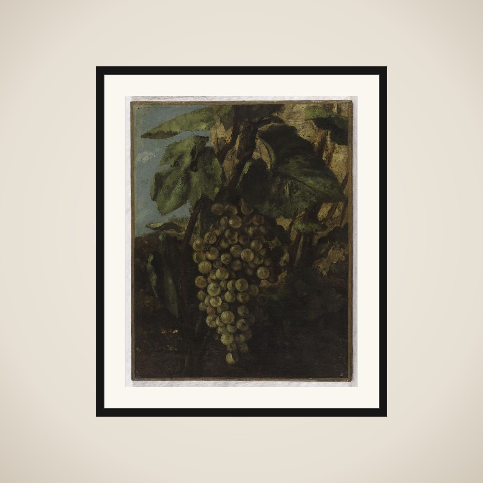 Grappe de raisins framed