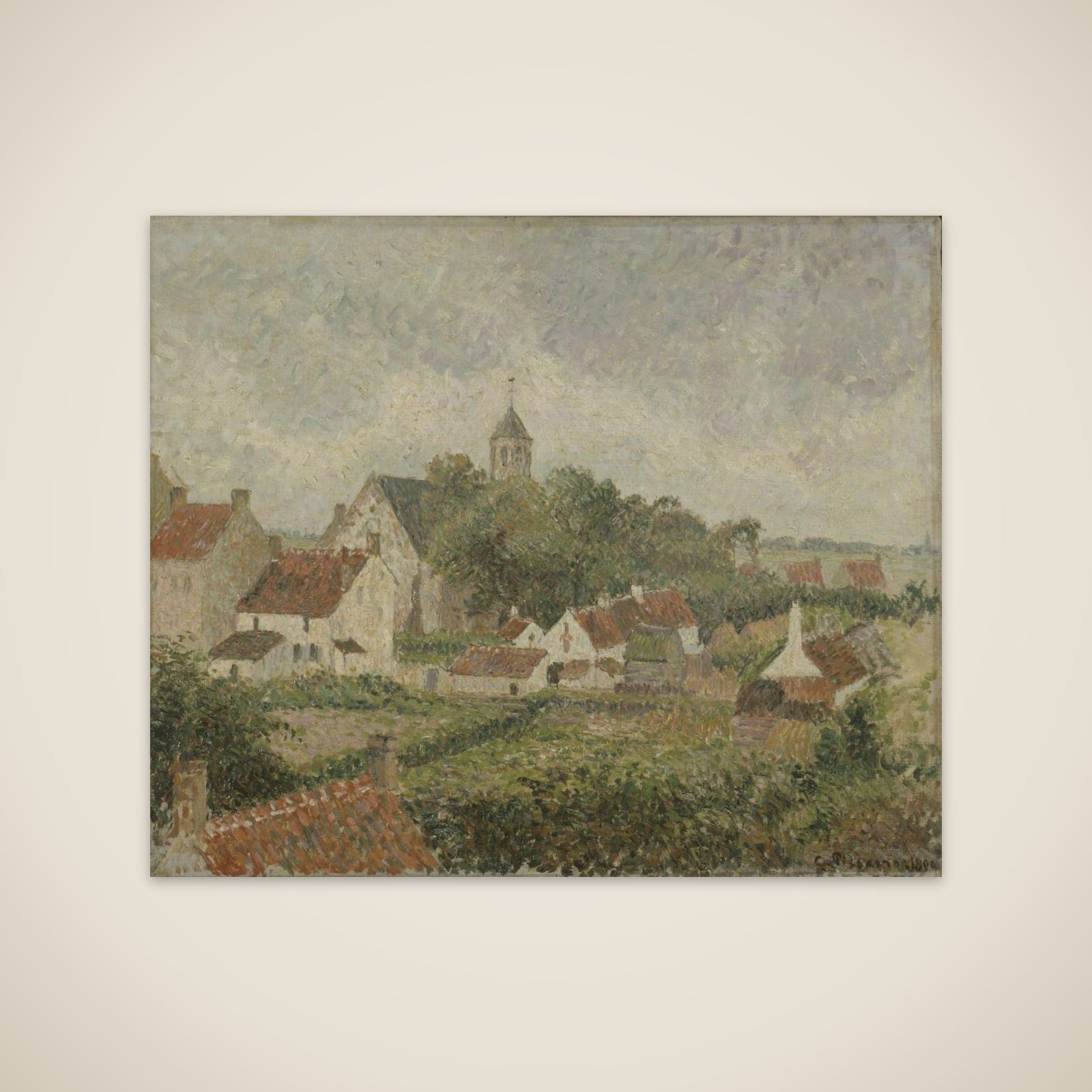 Le village de Knocke unframed print