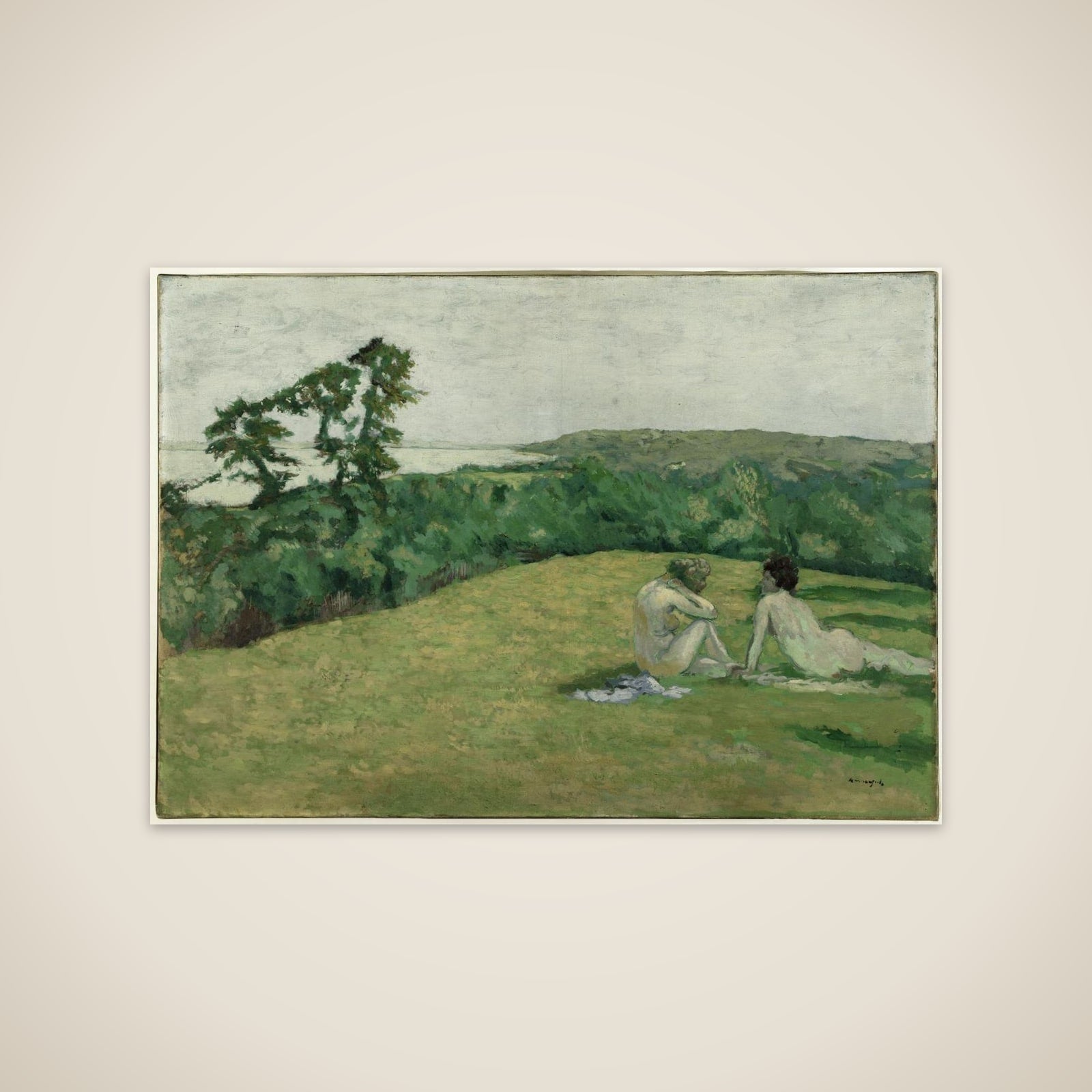 Devant la mer (Varengeville) unframed print