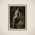 Trois baigneuses framed