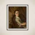 Portrait de Juliette Courbet framed