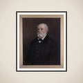 Portrait de Régis Courbet, père de l'artiste framed