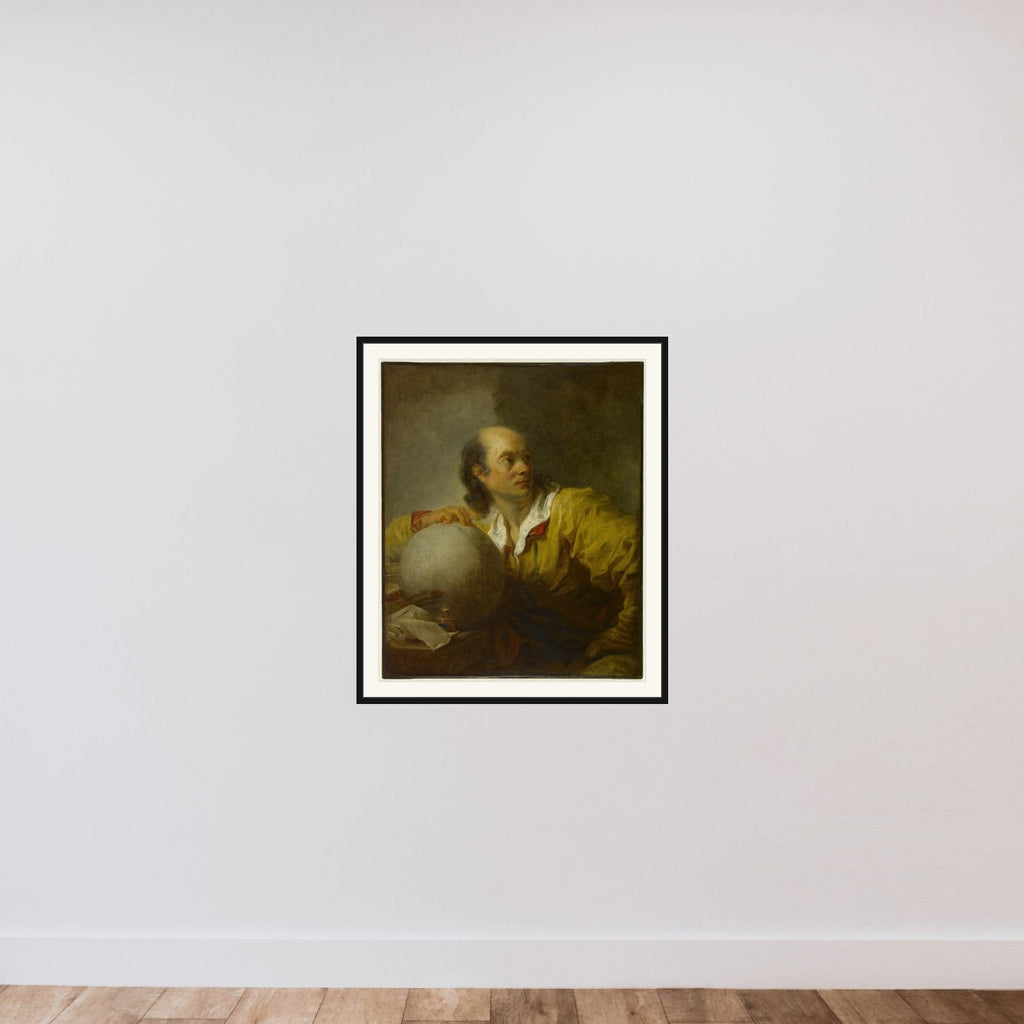Jérôme de La Lande (1732-1807) framed — shown to scale