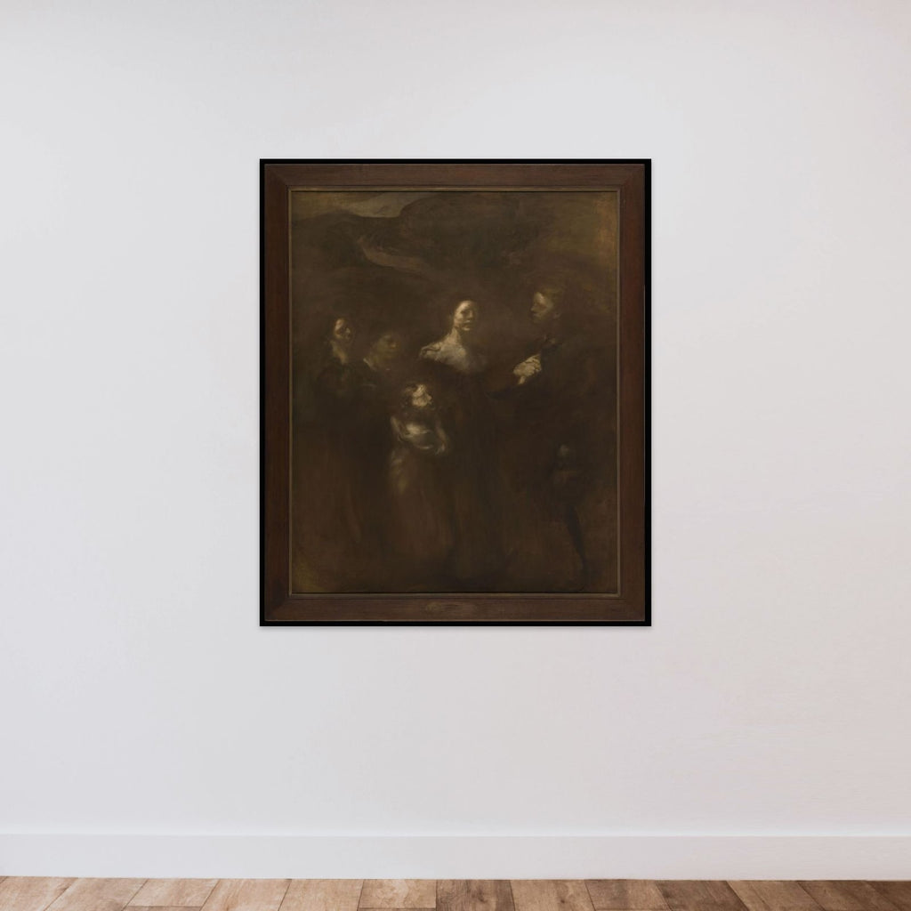 Les âges de la vie : les fiancés unframed — shown to scale