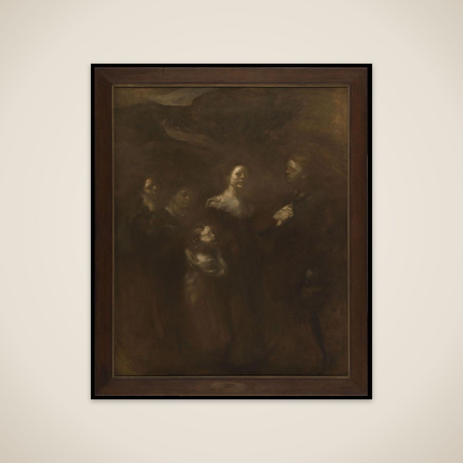 Les âges de la vie : les fiancés unframed print