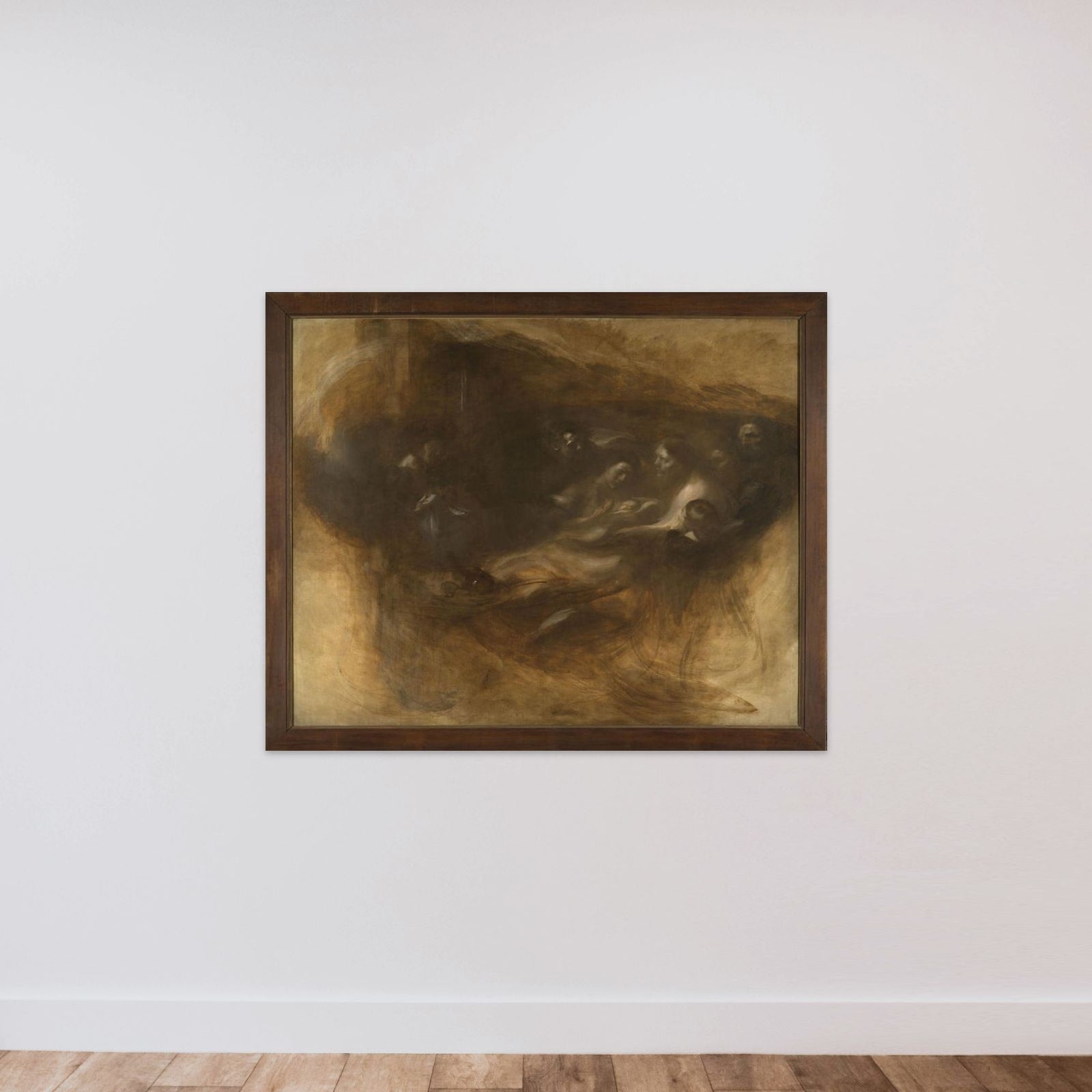 Les âges de la vie : la Nativité unframed — shown to scale