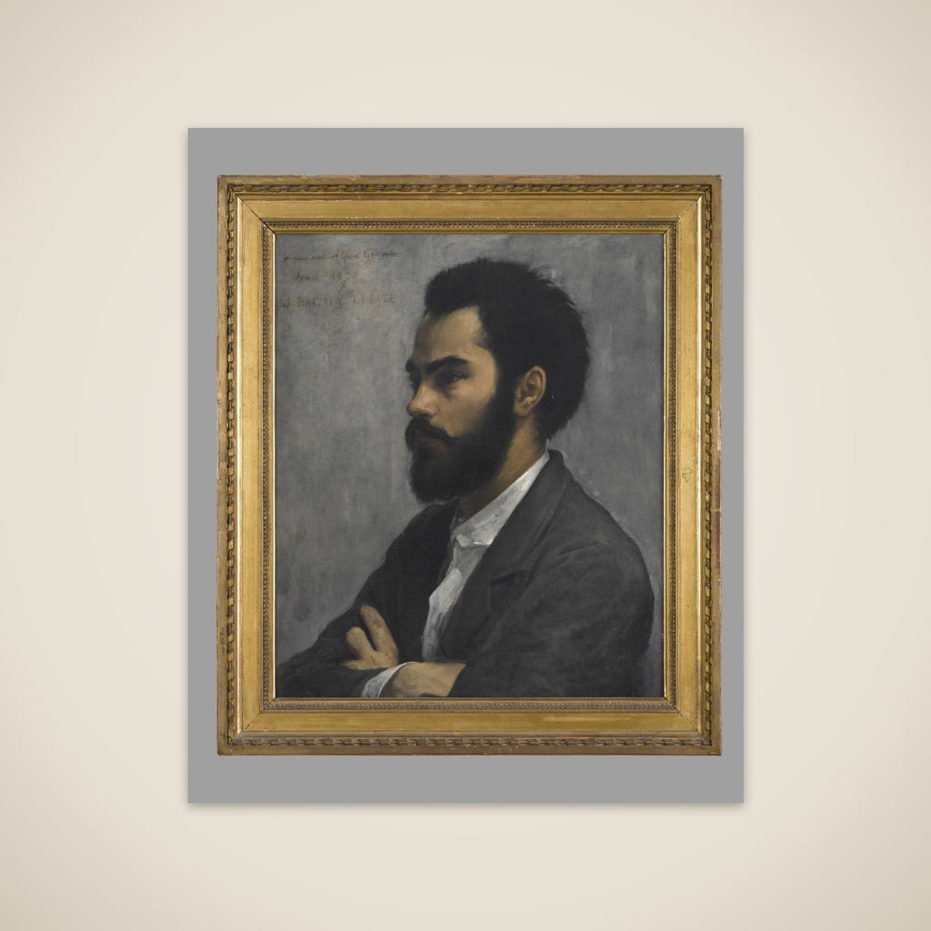 Portrait du peintre émailleur Alfred Garnier (1848-1908) unframed print