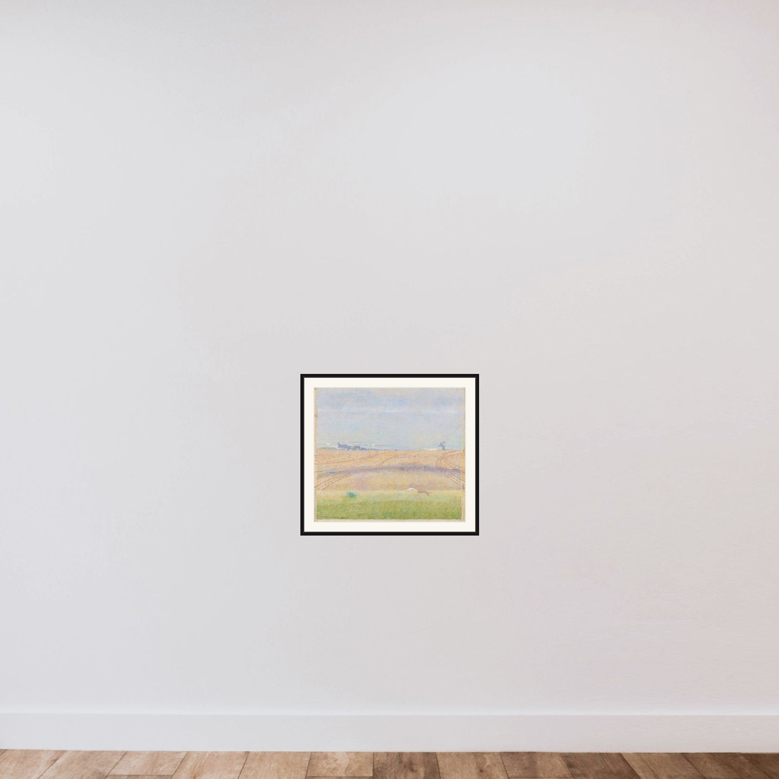 Misty Sea framed — shown to scale