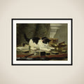 The cat at play framed