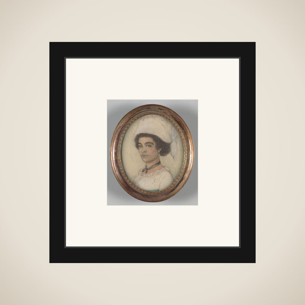 Portraits of Surinamese Girls framed