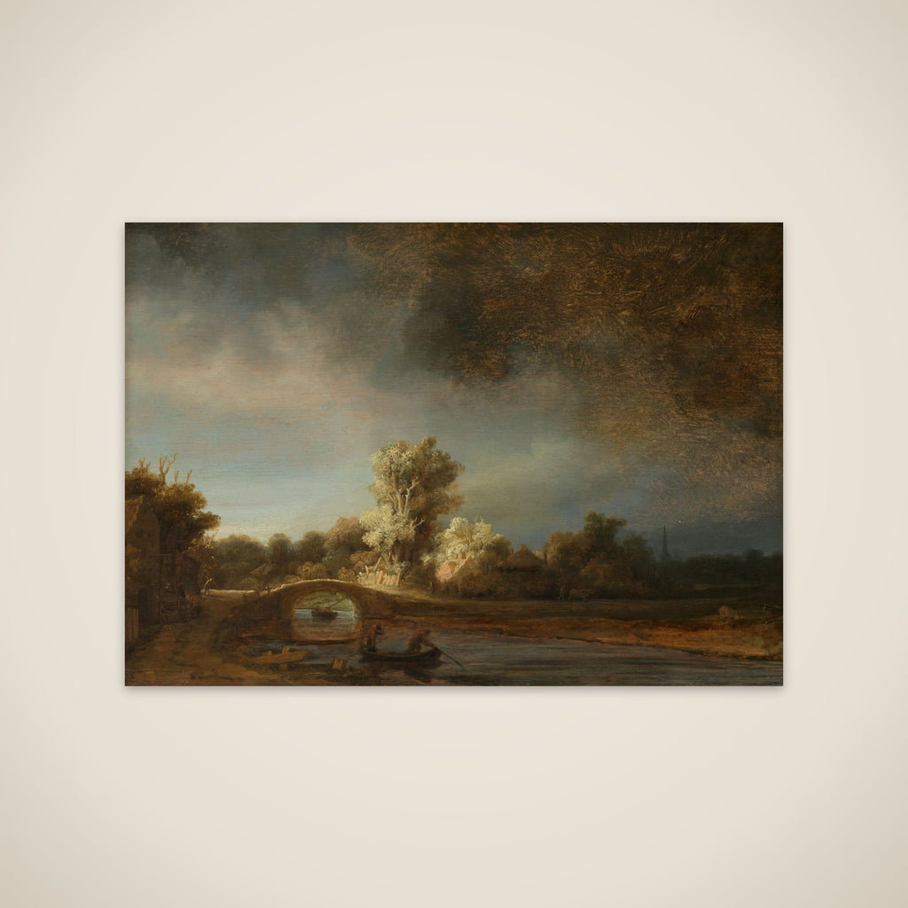 Landscape with a Stone Bridge unframed print