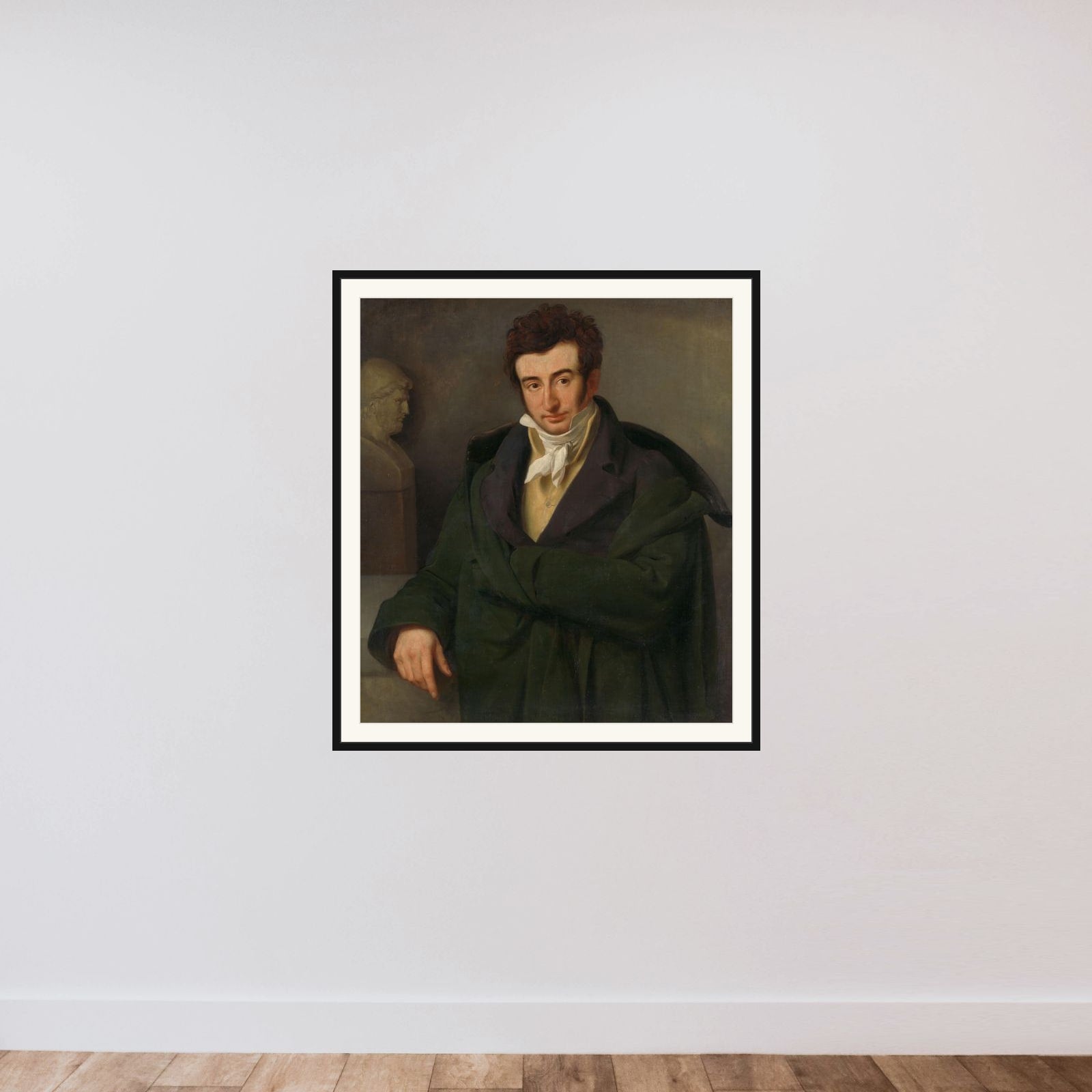 Portrait of Paulus Joseph Gabriël framed — shown to scale
