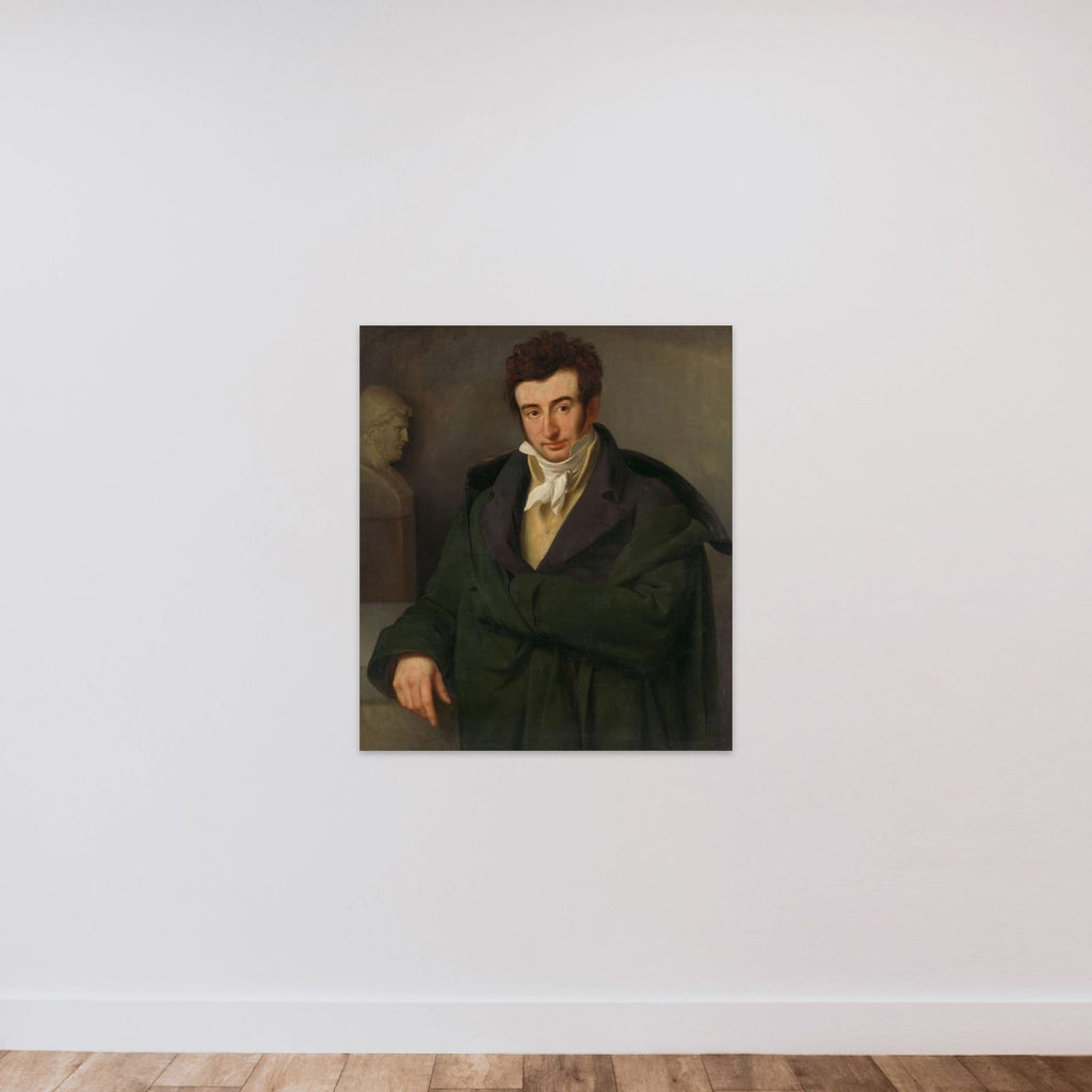 Portrait of Paulus Joseph Gabriël unframed — shown to scale