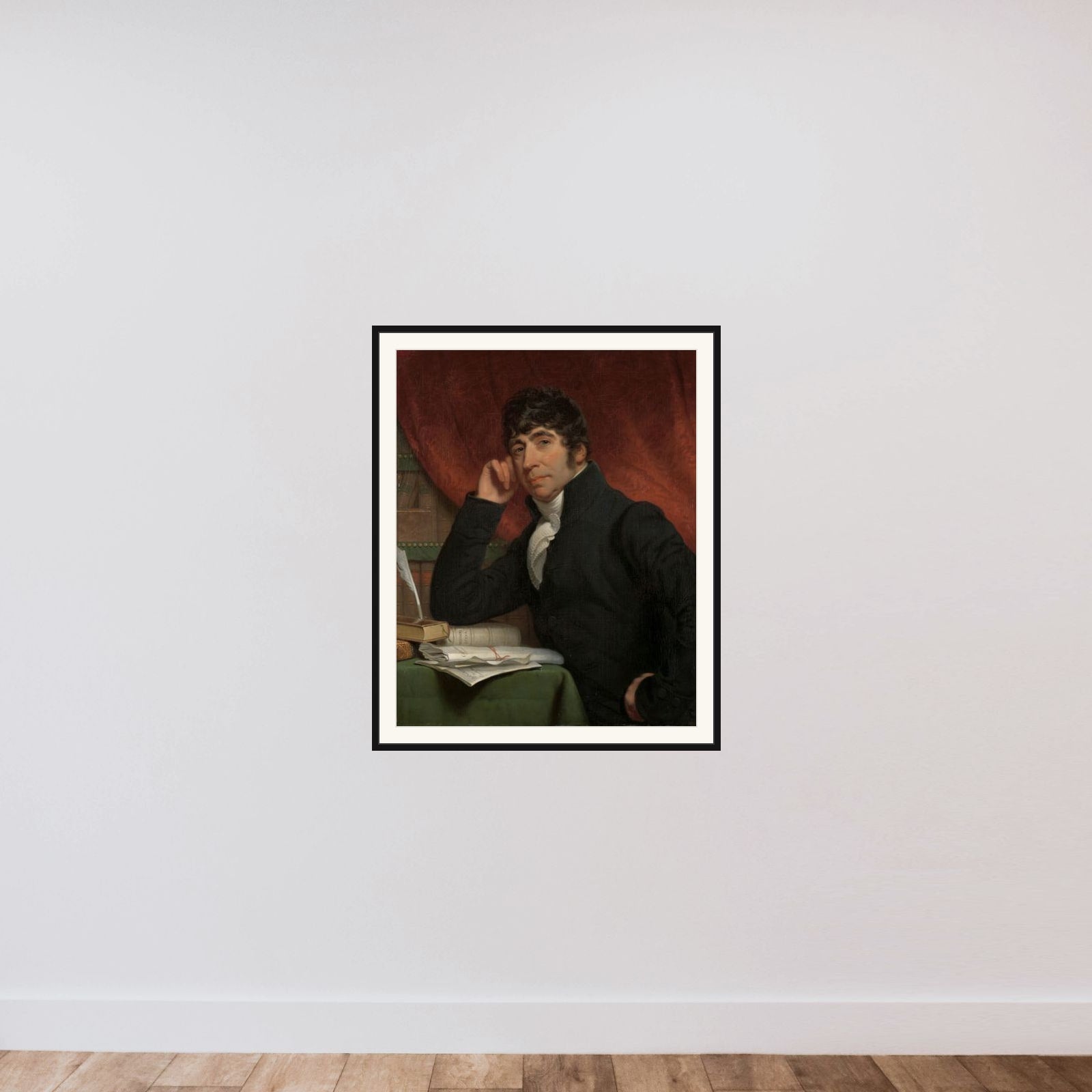 Willem Bilderdijk (1759-1831), Poet and Historian framed — shown to scale
