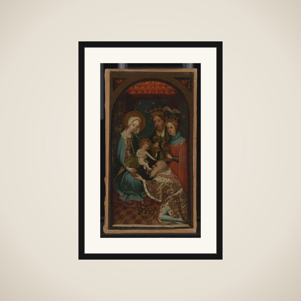 The Adoration of the Magi framed
