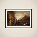 The Meeting of Jacob and Rachel framed