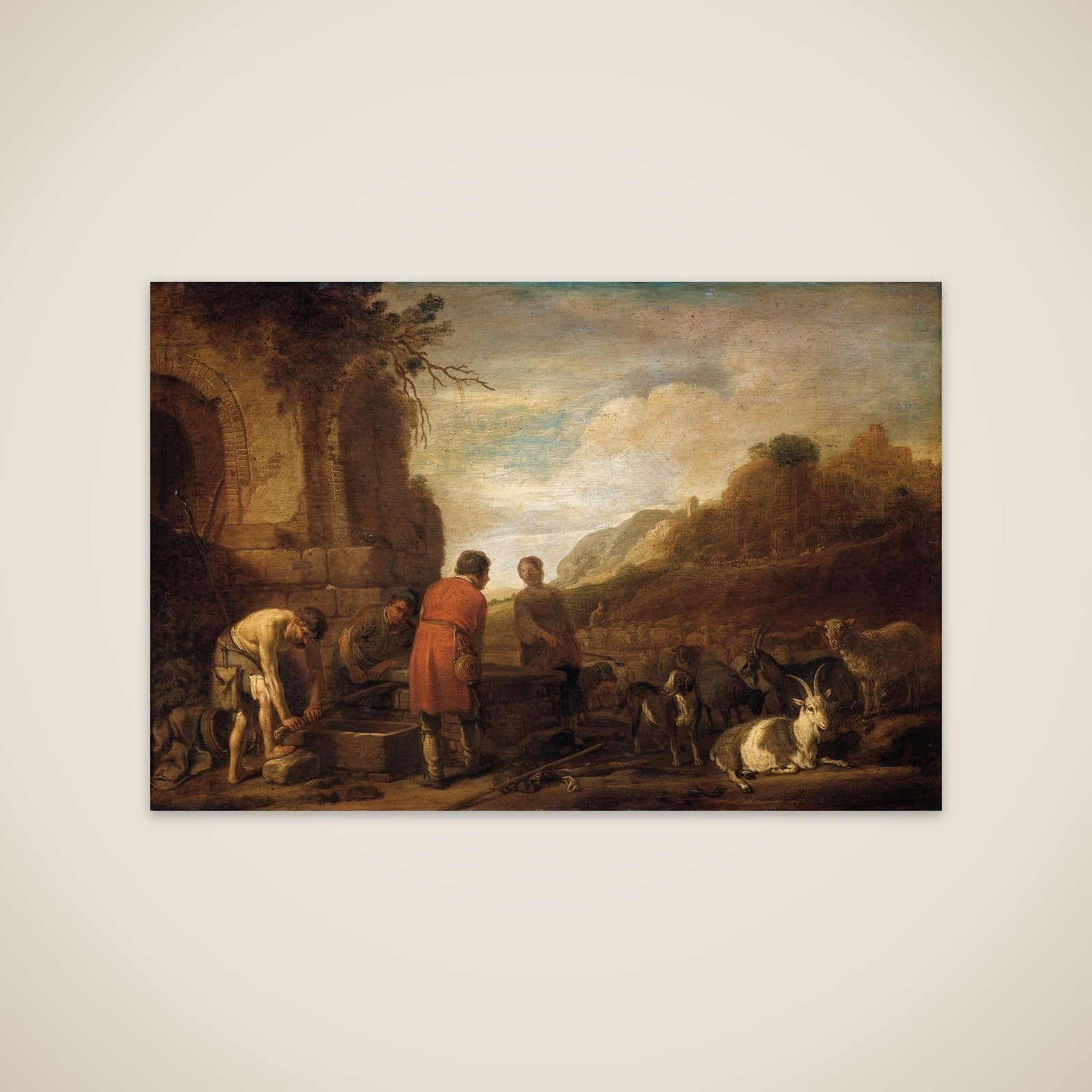 The Meeting of Jacob and Rachel unframed print