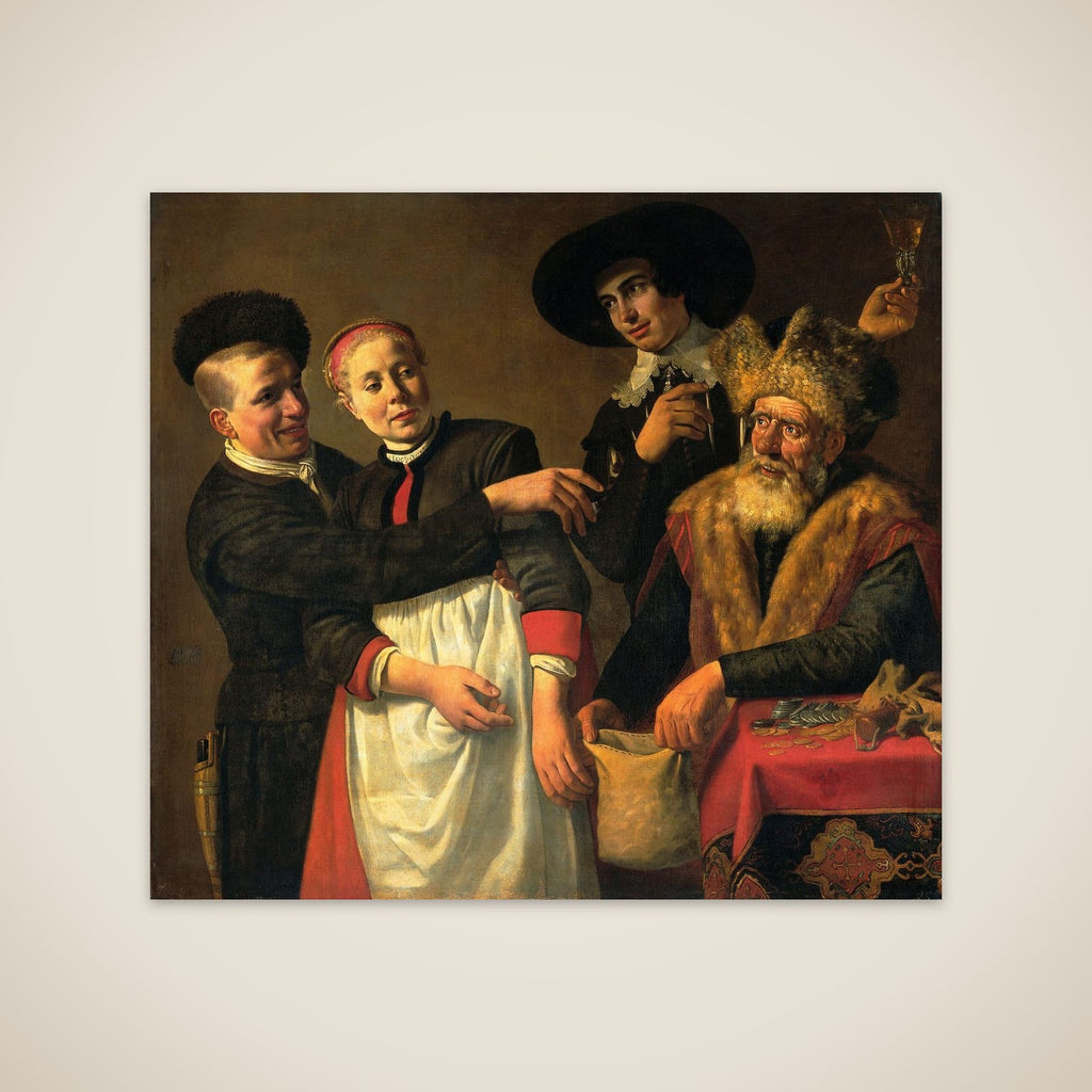 Mooy-Aal and her Suitors unframed print