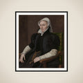 Portrait of Anne Fernely. Wife of Sir Thomas Gresham framed