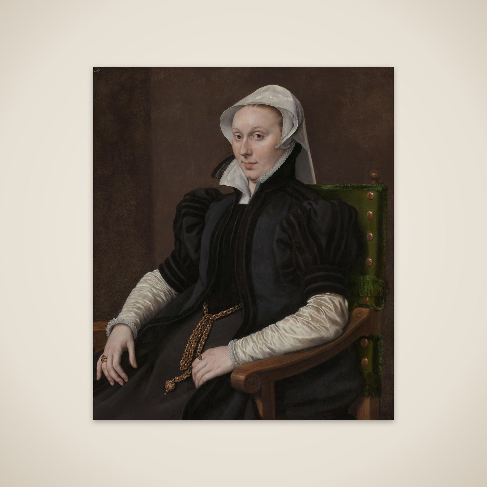 Portrait of Anne Fernely. Wife of Sir Thomas Gresham unframed print