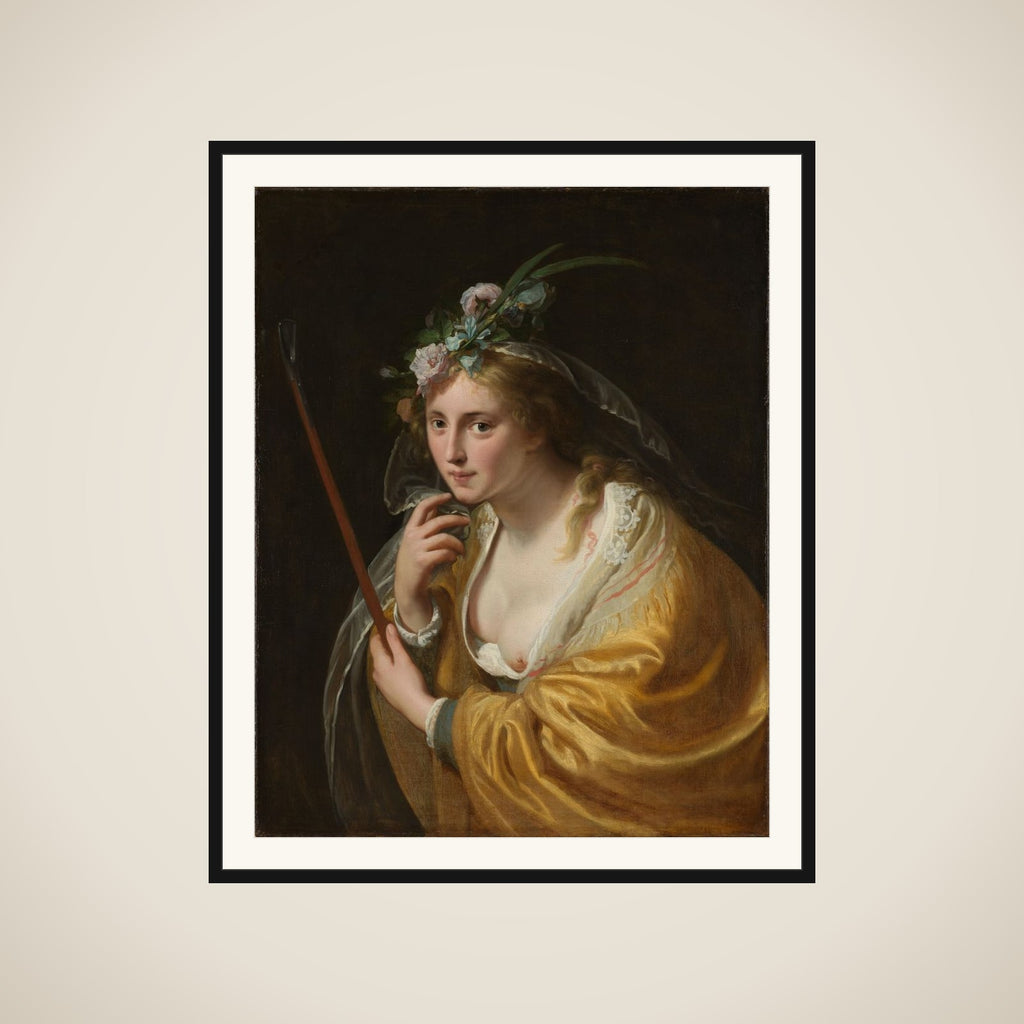 A Shepherdess, known as ‘The beautiful Shepherdess’ framed