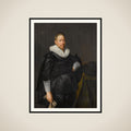 Portrait of a Man, possibly Reijnier Pauw (1591-1676) framed