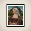 Portrait of a woman framed