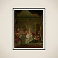 Aernout van Beeftingh (1759-1831) with his first Wife Jacoba Maria Boon (1760-1800) and their Children framed