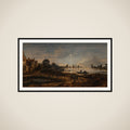 River View by Moonlight framed