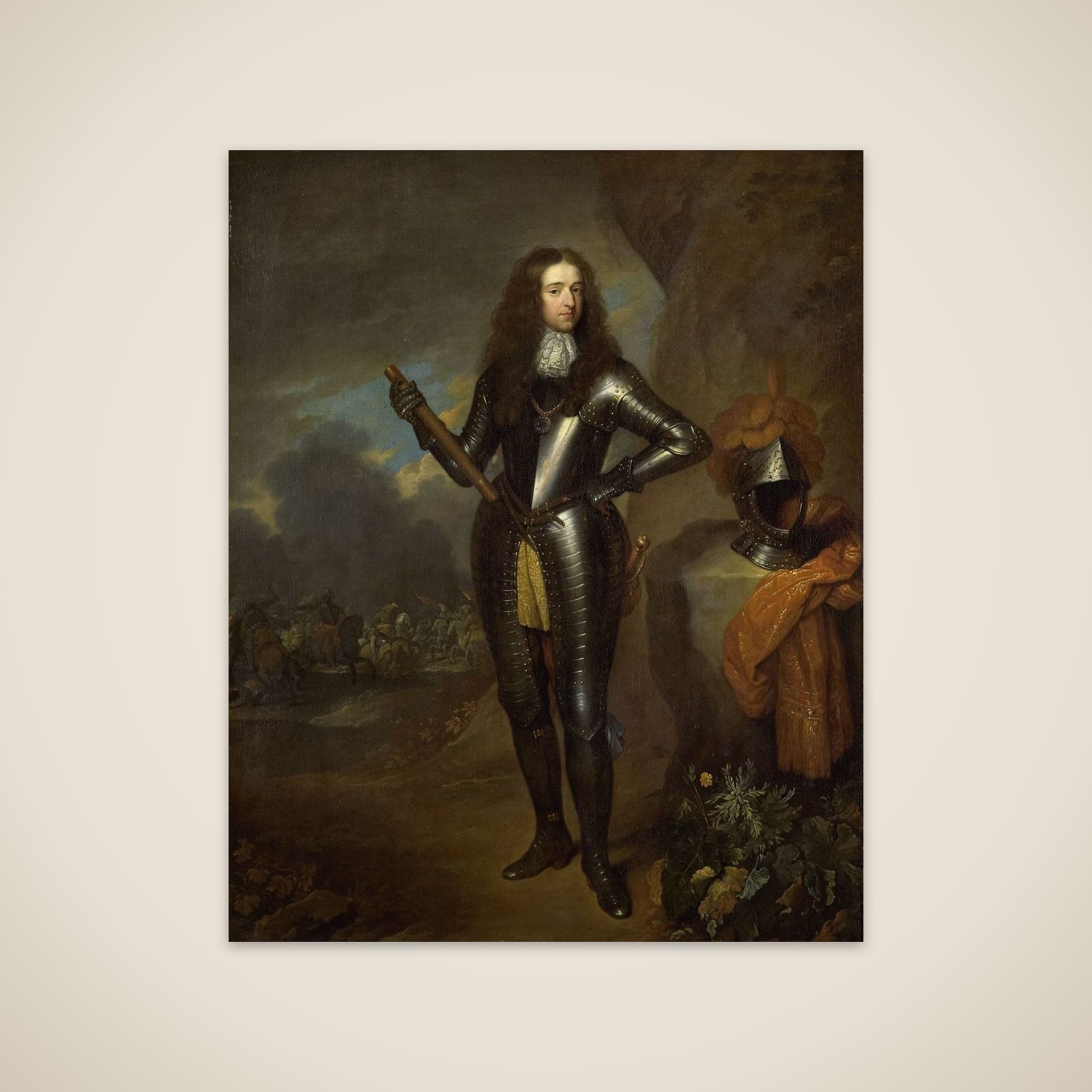 William III (1650-1702), Prince of Orange and since 1689, King of England unframed print