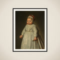 Portrait of Jacoba Bontemantel (1643-?) framed
