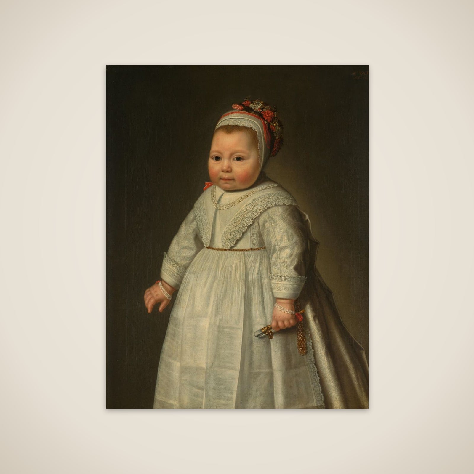 Portrait of Jacoba Bontemantel (1643-?) unframed print