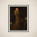 Portrait of Frederik Houtman (1571-1627) framed